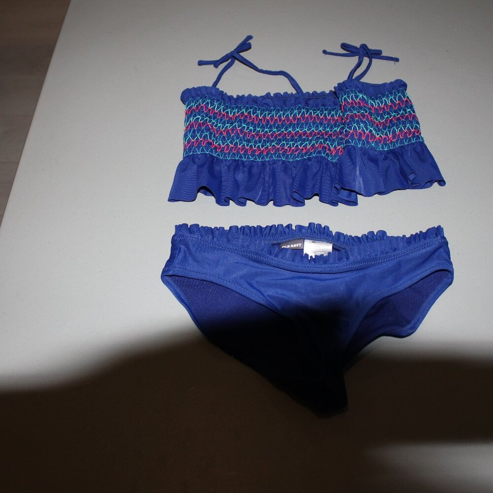 Blue 2 Pcs Old Navy Bikini Swimsuit Size Medium